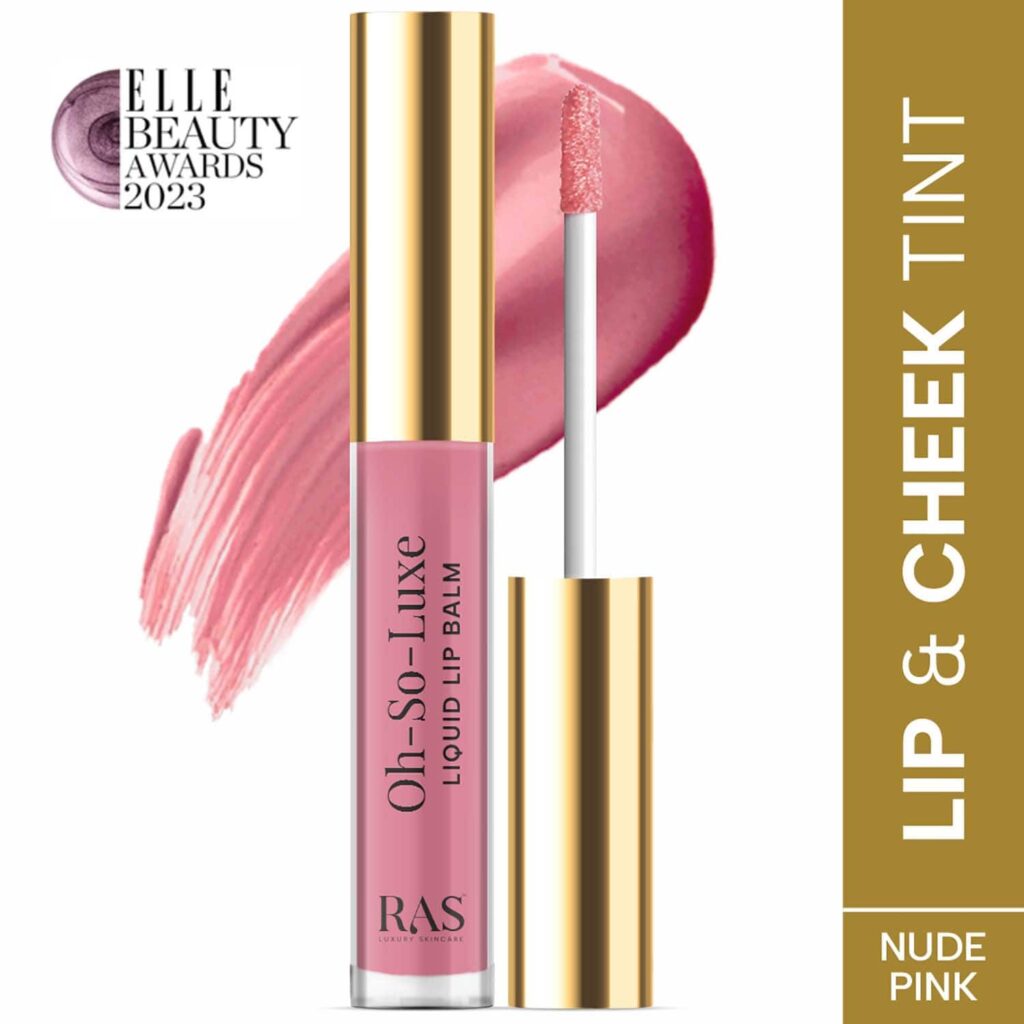 Ras Luxury Skincare Oh-So-Luxe Tinted Liquid Lip Balm - Nude Pink (3.2 ml) - Ras Luxury Skincare