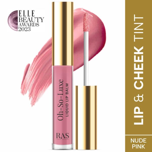Ras Luxury Skincare Oh-So-Luxe Tinted Liquid Lip Balm - Nude Pink (3.2 ml) - Ras Luxury Skincare