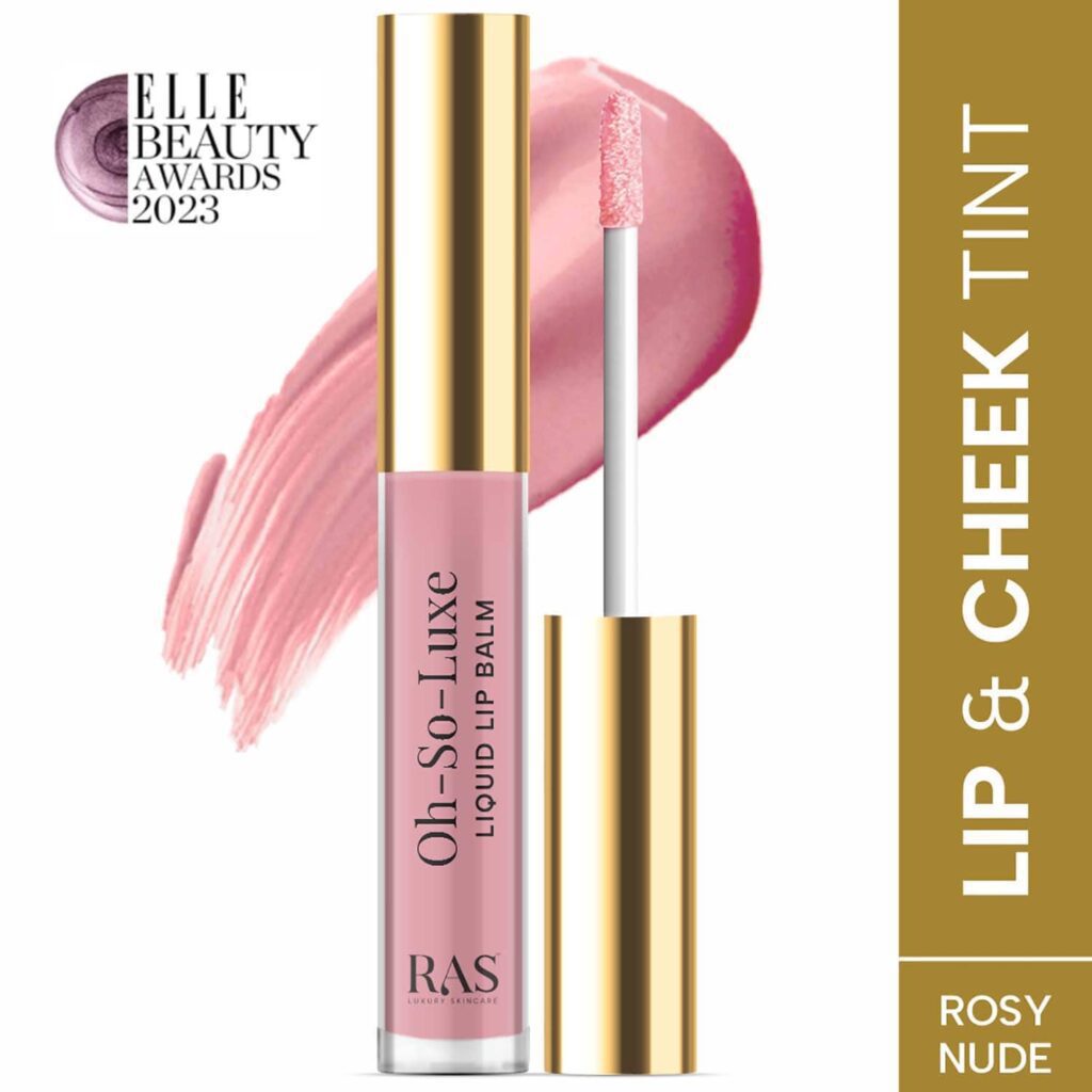 Ras Luxury Skincare Oh-So-Luxe Tinted Liquid Lip Balm - Rosy Nude I Am Kind - (3.2 ml) - Ras Luxury Skincare