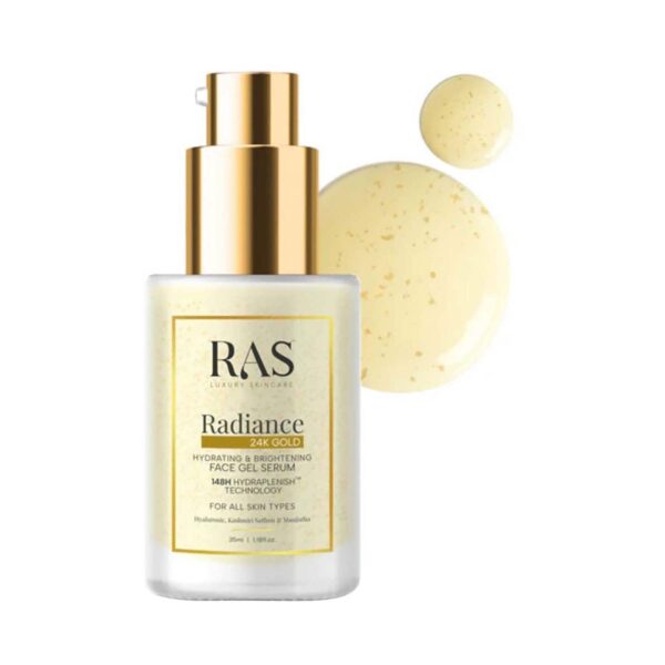 Ras Luxury Skincare Radiance 24K Gold Brightening Face Gel Serum (35 ml) - Ras Luxury Skincare