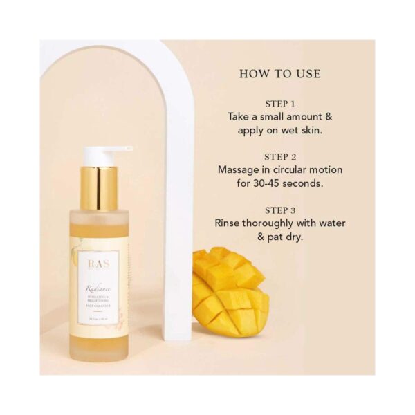 Ras Luxury Skincare Radiance Brightening Face Wash Cleanser (50 ml) - Ras Luxury Skincare