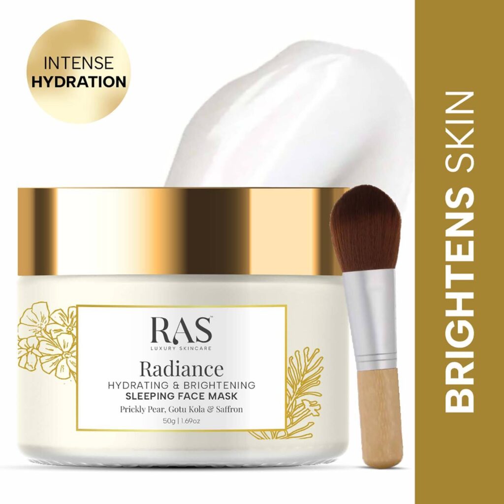 Ras Luxury Skincare Radiance Hydrating & Brightening Sleeping Gel Face Mask - (50 g) - Ras Luxury Skincare