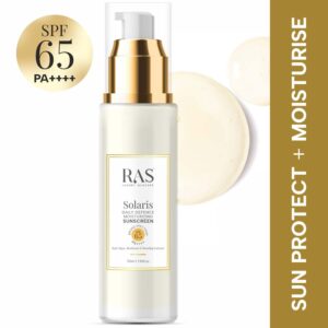 Ras Luxury Skincare Solaris Daily Defence Mineral Sunscreen With SPF 65 PA++++ (50 ml) - Ras Luxury Skincare