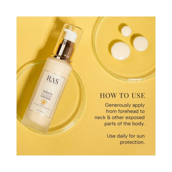 Ras Luxury Skincare Solaris Daily Defence Mineral Sunscreen With SPF 65 PA++++ (50 ml) - Ras Luxury Skincare