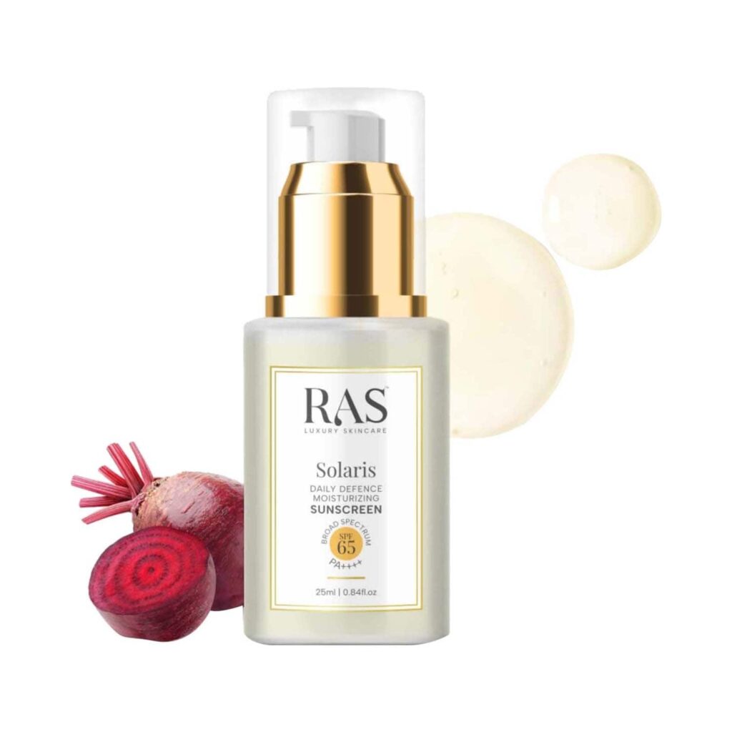 Ras Luxury Skincare Solaris Ultra Light Daily Defence Sunscreen SPF 65 PA++++ (25 ml) - Ras Luxury Skincare