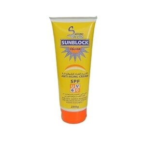 rawal beauty house Soft Touch Sun Block Anti Aging Cream With Vit C for All Skin Types Spf 60 200G Pack Of 1 Nos