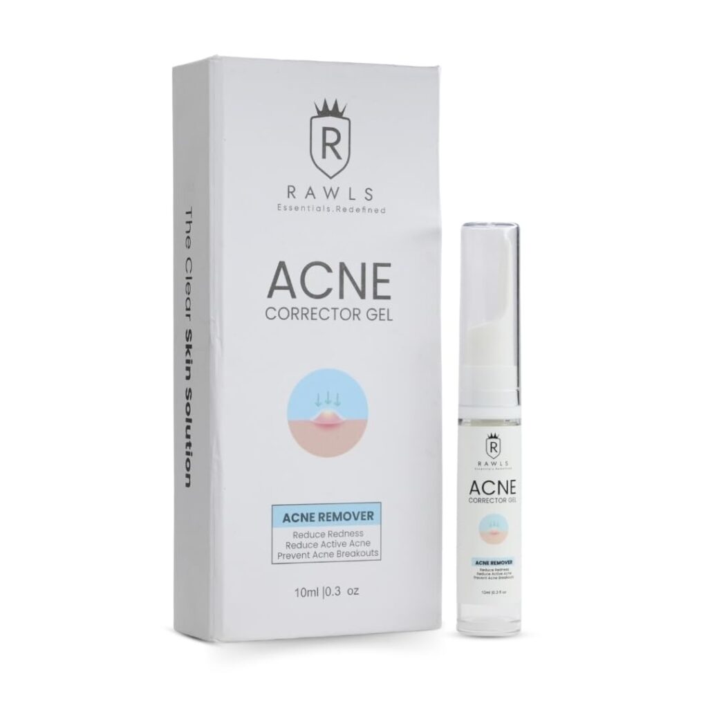 Rawls Acne Corrector Gel for Reduce Active Acne & Redness, Anti Acne, Prevent Acne Breakout With the goodness of witch hazel & tea tree oil - 10 ml