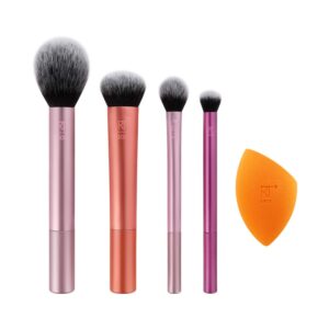 Real Techniques Everyday Essentials Makeup Brush Set (5 pcs) - Real Techniques
