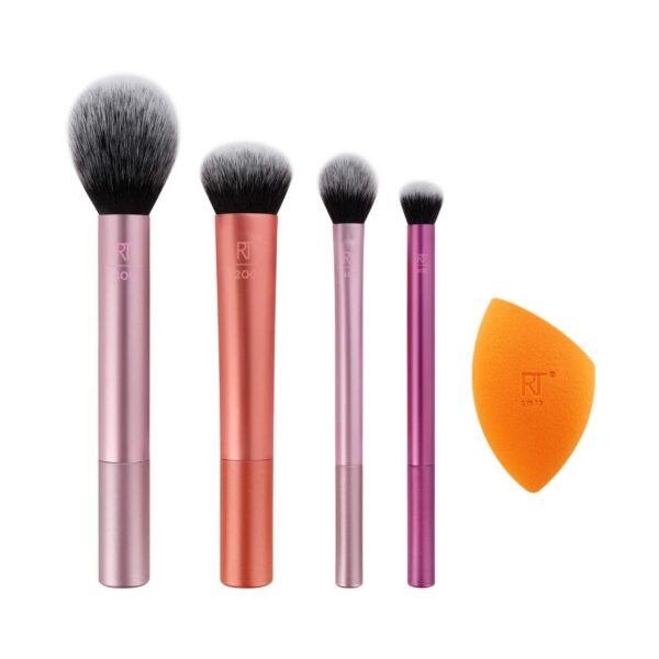 Real Techniques Everyday Essentials Makeup Brush Set (5 pcs) - Real Techniques
