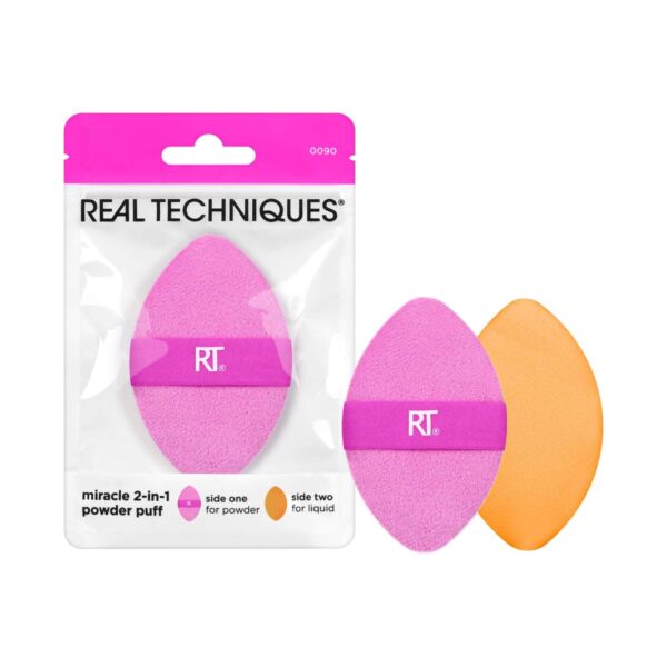 Real Techniques Miracle 2-In-1 Powder Puff - Real Techniques