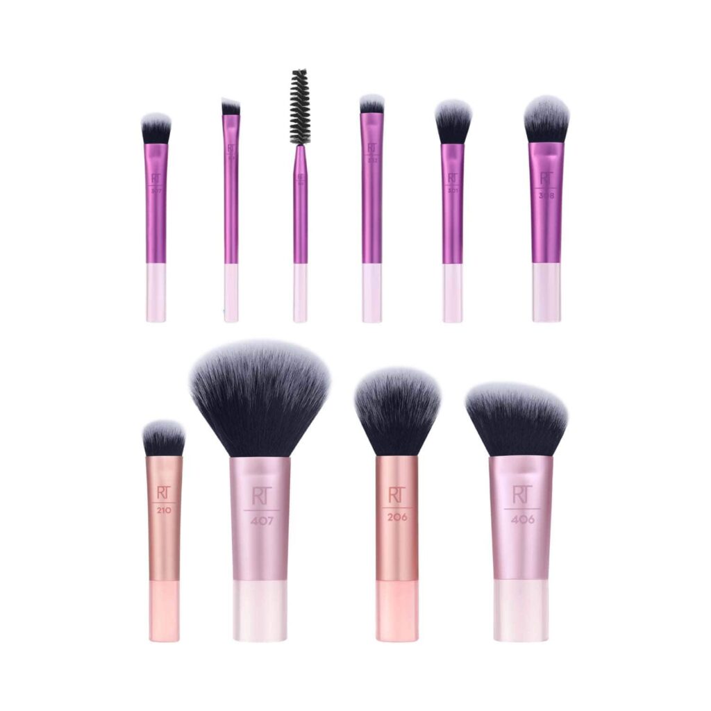 Real Techniques Travel Fantasy Mini Brush Set (10 pcs) - Real Techniques