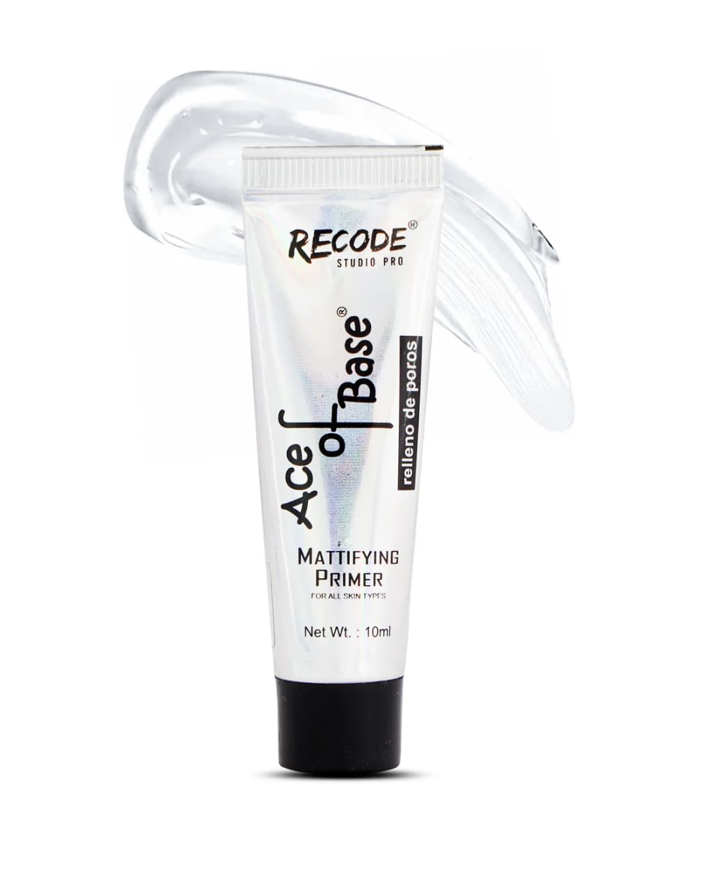Recode Ace of Base Mattifying Primer for Face Makeup 10ml | Applicable on Oily & Dry Skin | Blurs Fine Lines, Wrinkles & Pores