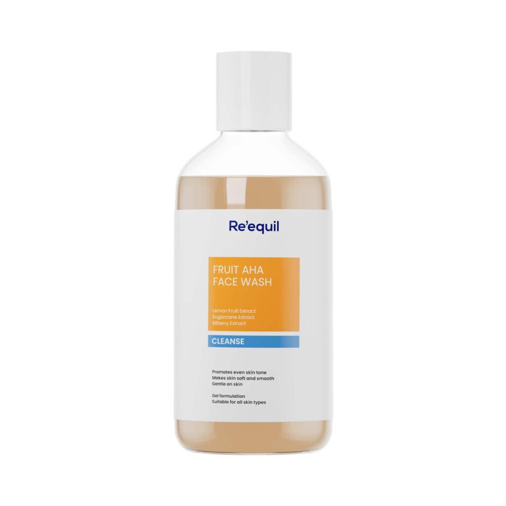 Re'equil Fruit AHA Face Wash (200ml) - Re'equil
