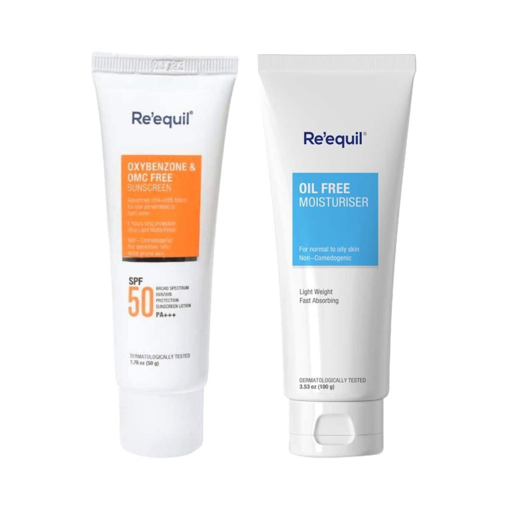 Re'equil Hydrate & Sun Protect Combo for Oily Skin Combo - Re'equil