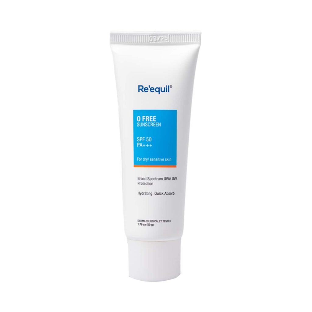 Re'equil O Free Sunscreen SPF 50 PA+++ (50g) - Re'equil