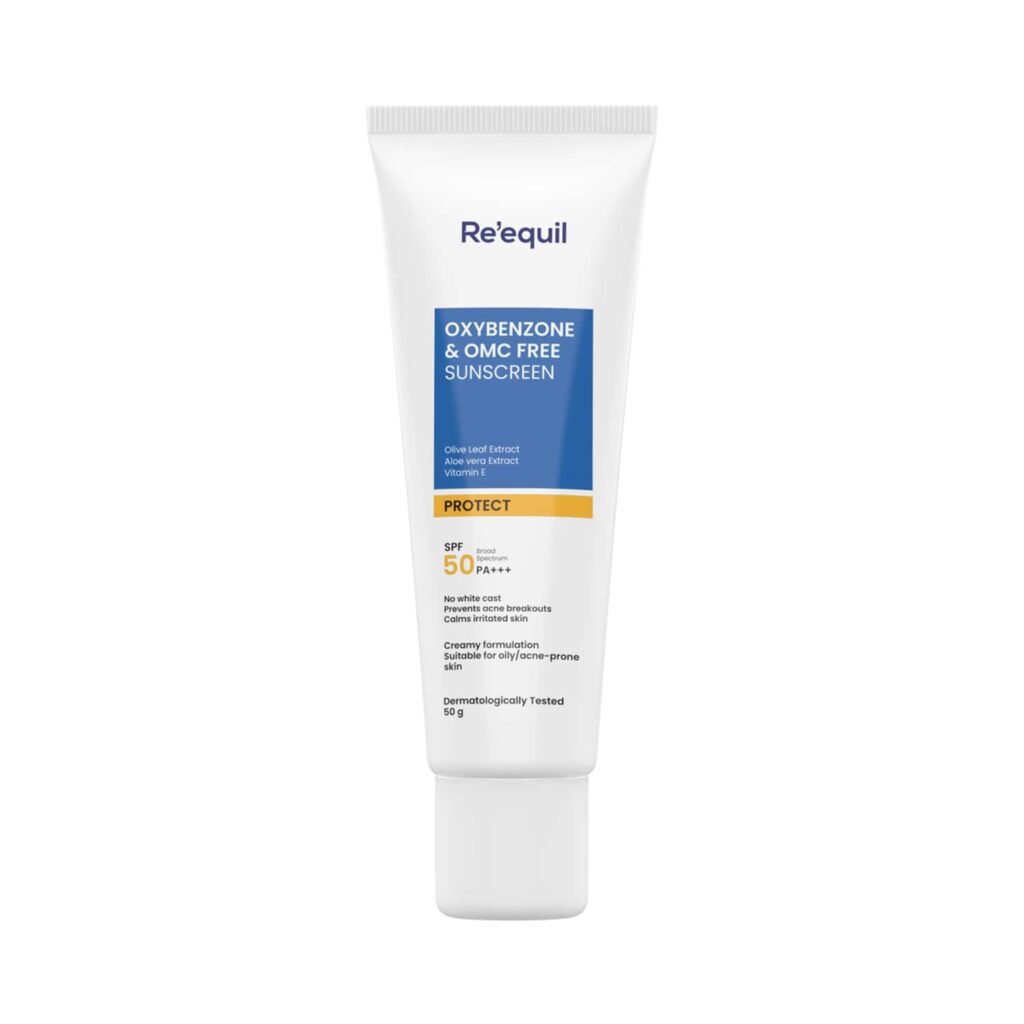 Re'equil Oxybenzone & OMC Free Sunscreen SPF 50 (50g) - Re'equil
