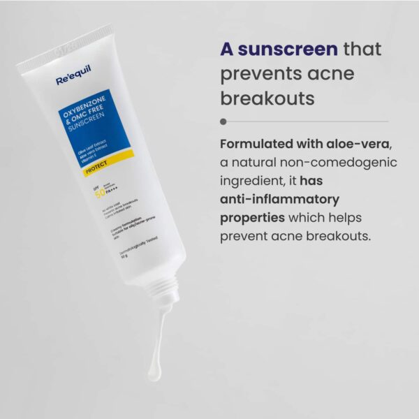 Re'equil Oxybenzone & OMC Free Sunscreen SPF 50 (50g) - Re'equil