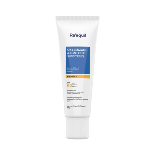 Re'equil Oxybenzone & OMC Free Sunscreen SPF 50 (50g) - Re'equil