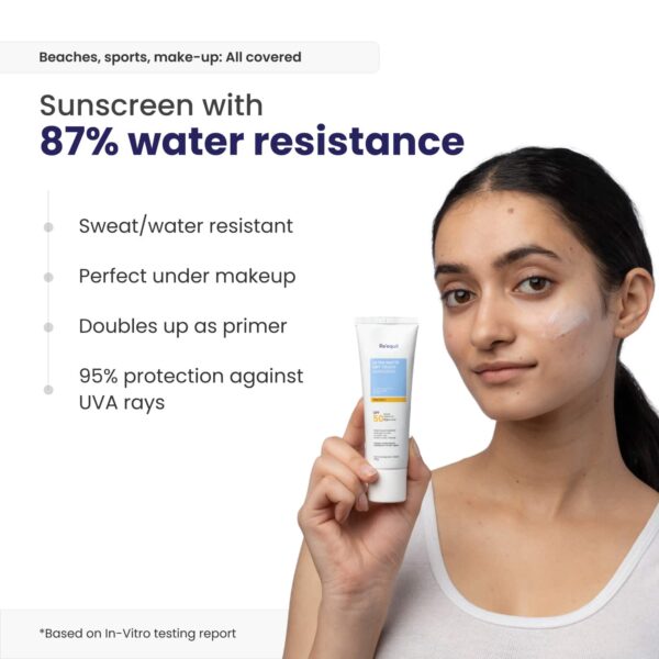 Re'equil Ultra Matte Dry Touch Sunscreen Gel SPF 50 (50g) - Re'equil