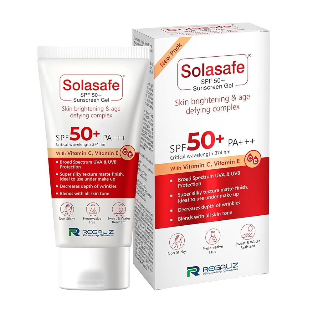 Regaliz Sunscreen SPF 50+ | Broad-Spectrum UVA & UVB Protection | Water-Resistant, Lightweight, and Non-Greasy Formula | Anti-Aging and Blue Light Protection | Suitable for All...