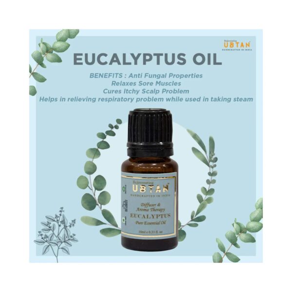 Rejuvenating UBTAN Eucalyptus Pure Essential Oil (10ml) - Rejuvenating UBTAN