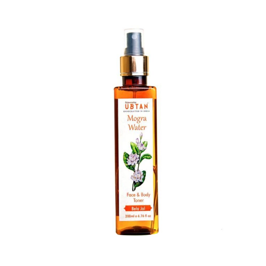 Rejuvenating UBTAN Mogra Water Face & Body Toner (200ml) - Rejuvenating UBTAN