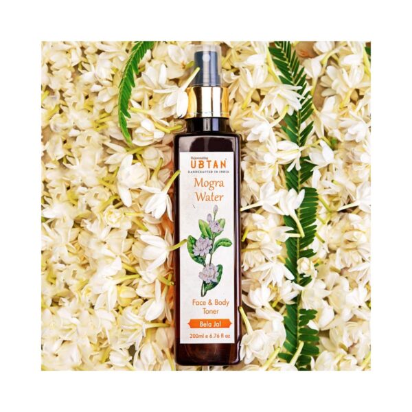 Rejuvenating UBTAN Mogra Water Face & Body Toner (200ml) - Rejuvenating UBTAN