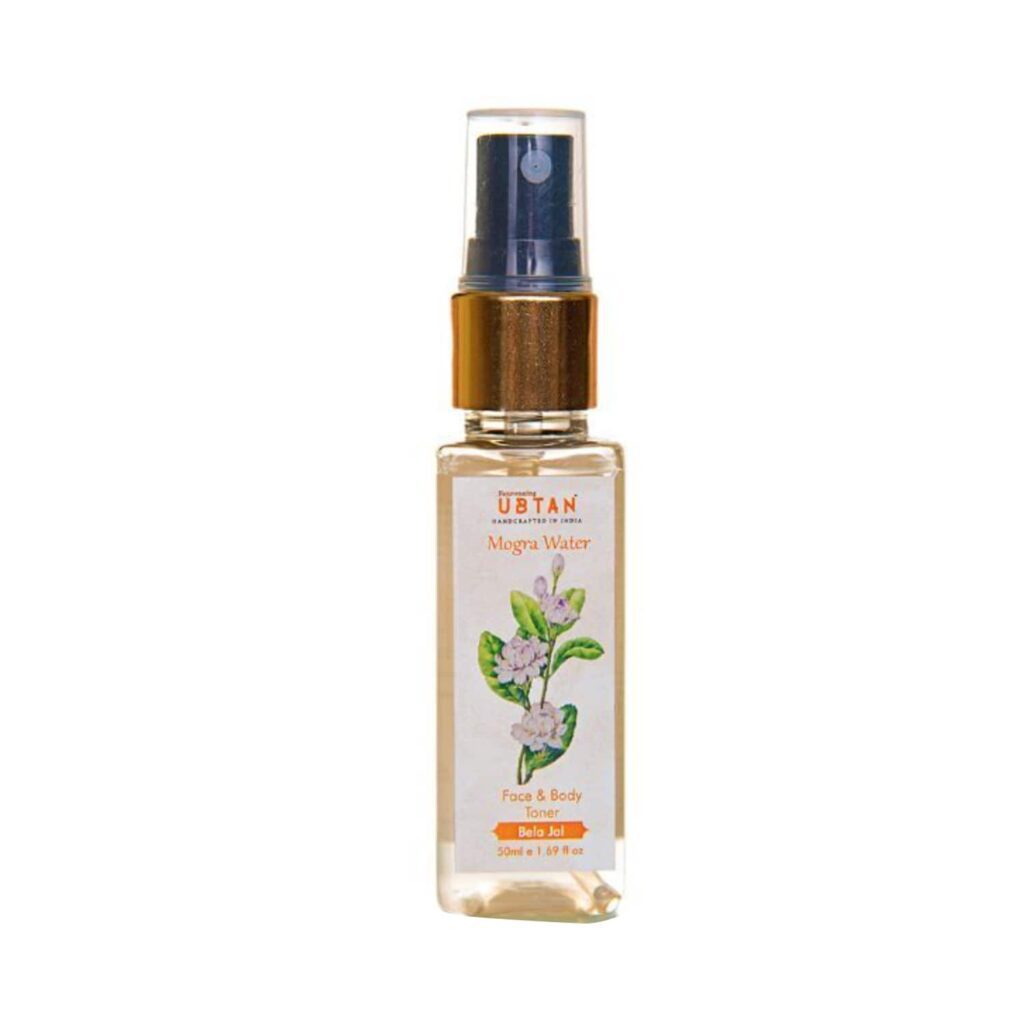 Rejuvenating UBTAN Mogra Water Face & Body Toner (50ml) - Rejuvenating UBTAN