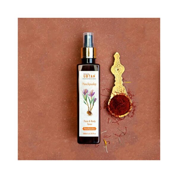Rejuvenating UBTAN Panchpushp Water Face & Body Toner (200ml) - Rejuvenating UBTAN