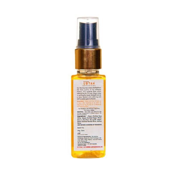 Rejuvenating UBTAN Panchpushp Water Face & Body Toner (50ml) - Rejuvenating UBTAN