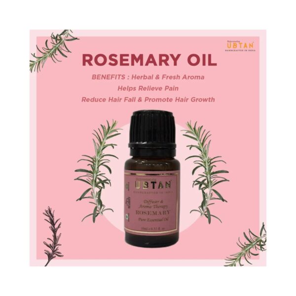 Rejuvenating UBTAN Rosemary Pure Essential Oil (10ml) - Rejuvenating UBTAN