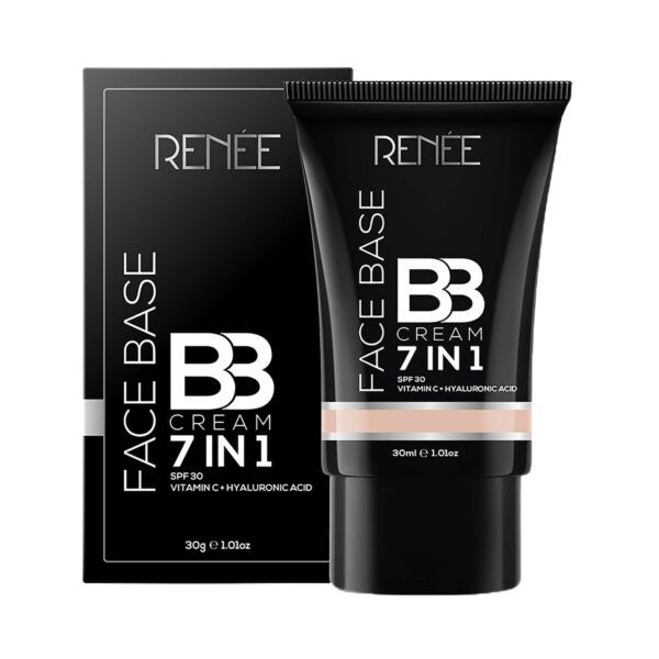 RENEE 7-In-1 Face Base BB Cream SPF 30 - B02 Peanut (30ml) - RENEE