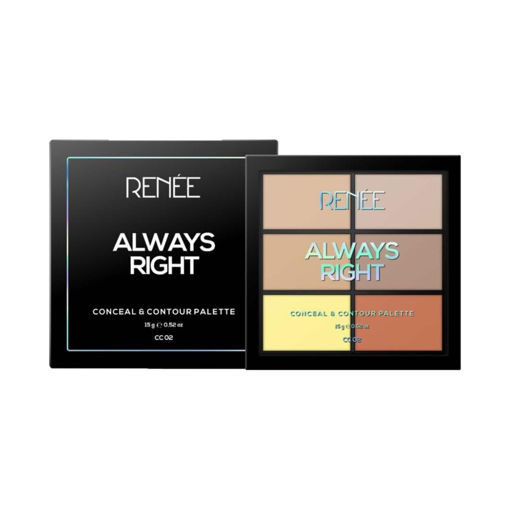 RENEE Always Right Conceal & Contour Palette - CC02 (15g) - RENEE