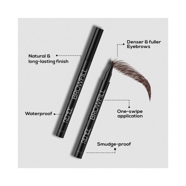 Renee Cosmetics Browfill Eyebrow Pen - Brown (1 ml) - RENEE
