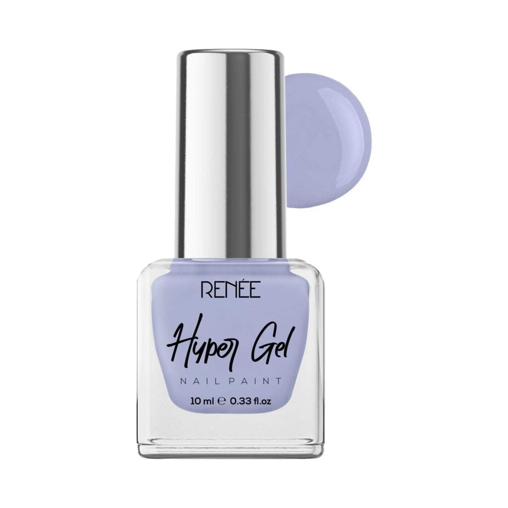 Renee Cosmetics Hyper Gel Nail Paint - Baby Blue (10 ml) - RENEE