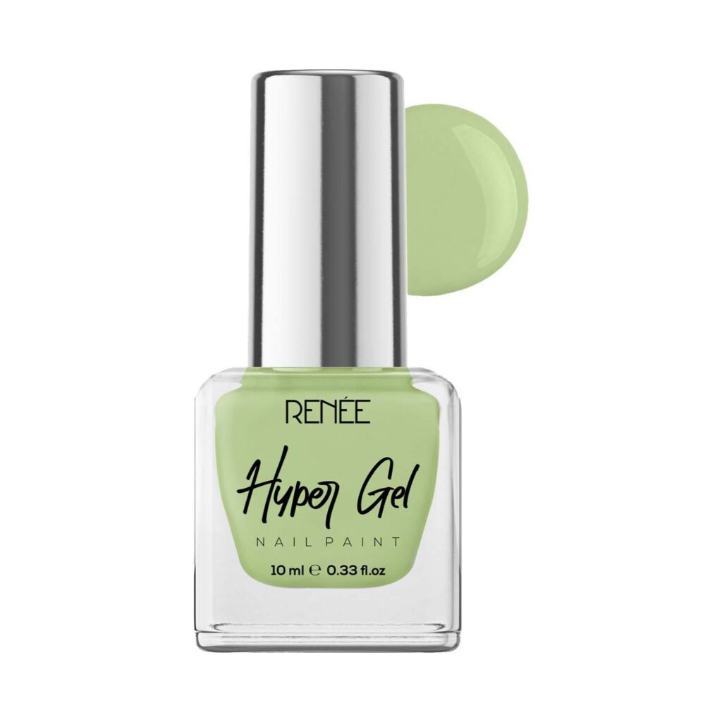 Renee Cosmetics Hyper Gel Nail Paint - Pistachio Green (10 ml) - RENEE
