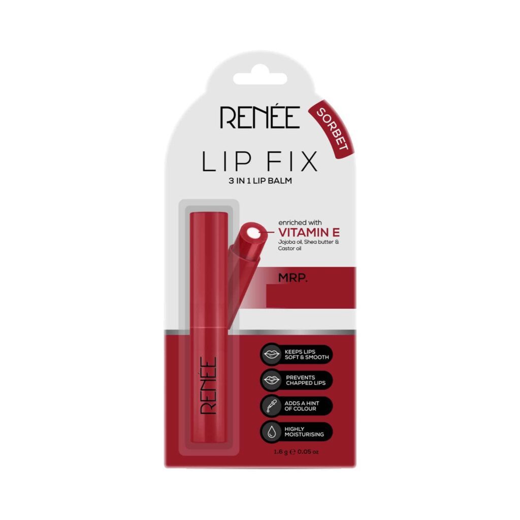 Renee Cosmetics Lip Fix Lip Balm - 01 Sorbet (1.6 g) - RENEE