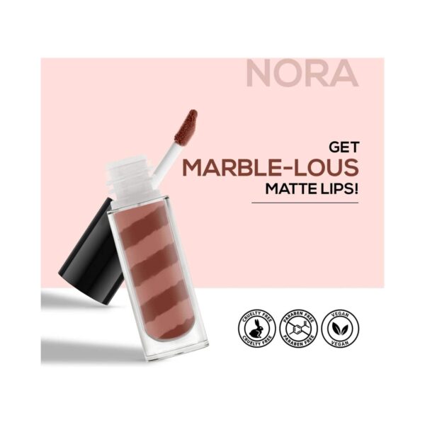 Renee Cosmetics Marble Liquid Lipstick - LM03 Nora (4.5 ml) - RENEE
