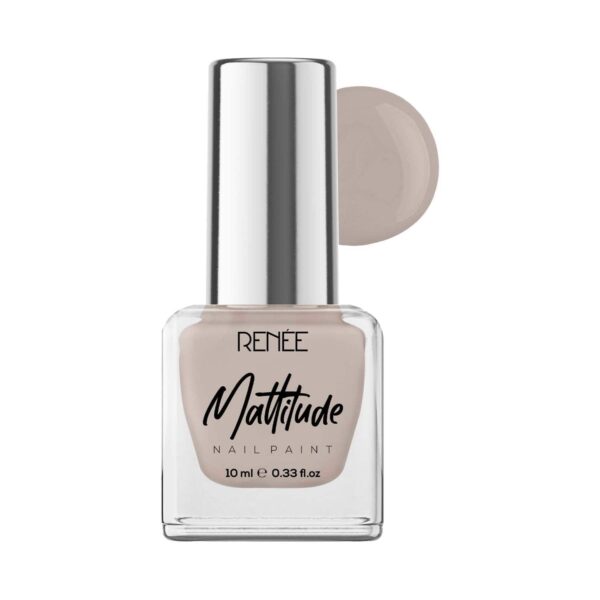 Renee Cosmetics Mattitude Nail Paint - Soft Clay (10 ml) - RENEE