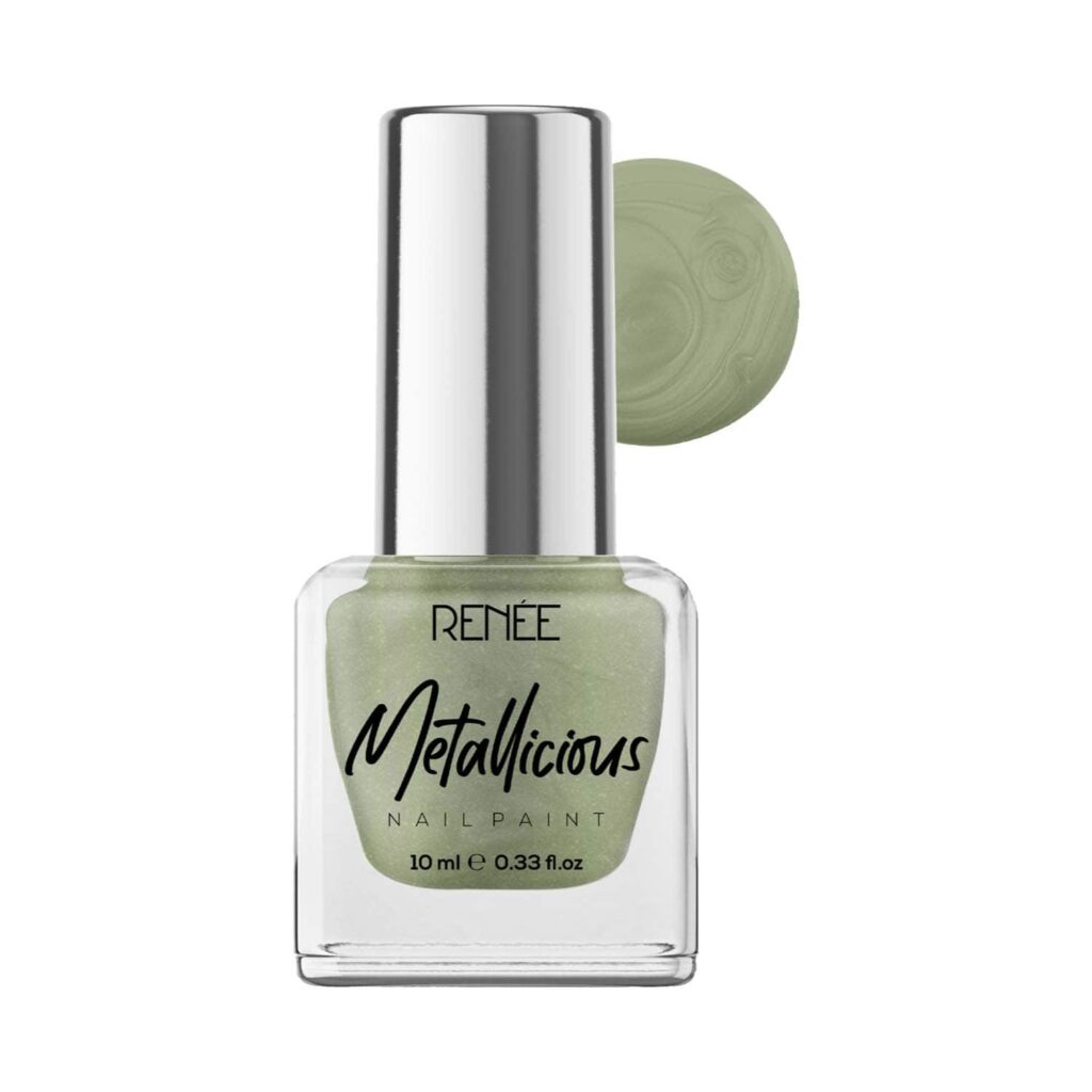Renee Cosmetics Metallicious Nail Paint - Forest Flash (10 ml) - RENEE