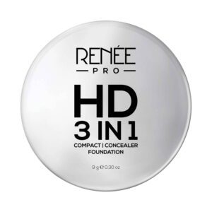Renee Cosmetics Pro HD 3-In-1 Compact With SPF 20 - Ivorie (9 g) - RENEE