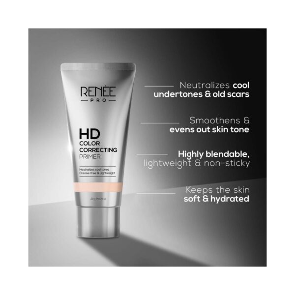 Renee Cosmetics Pro HD Color Correcting Primer - Cream (20 g) - RENEE