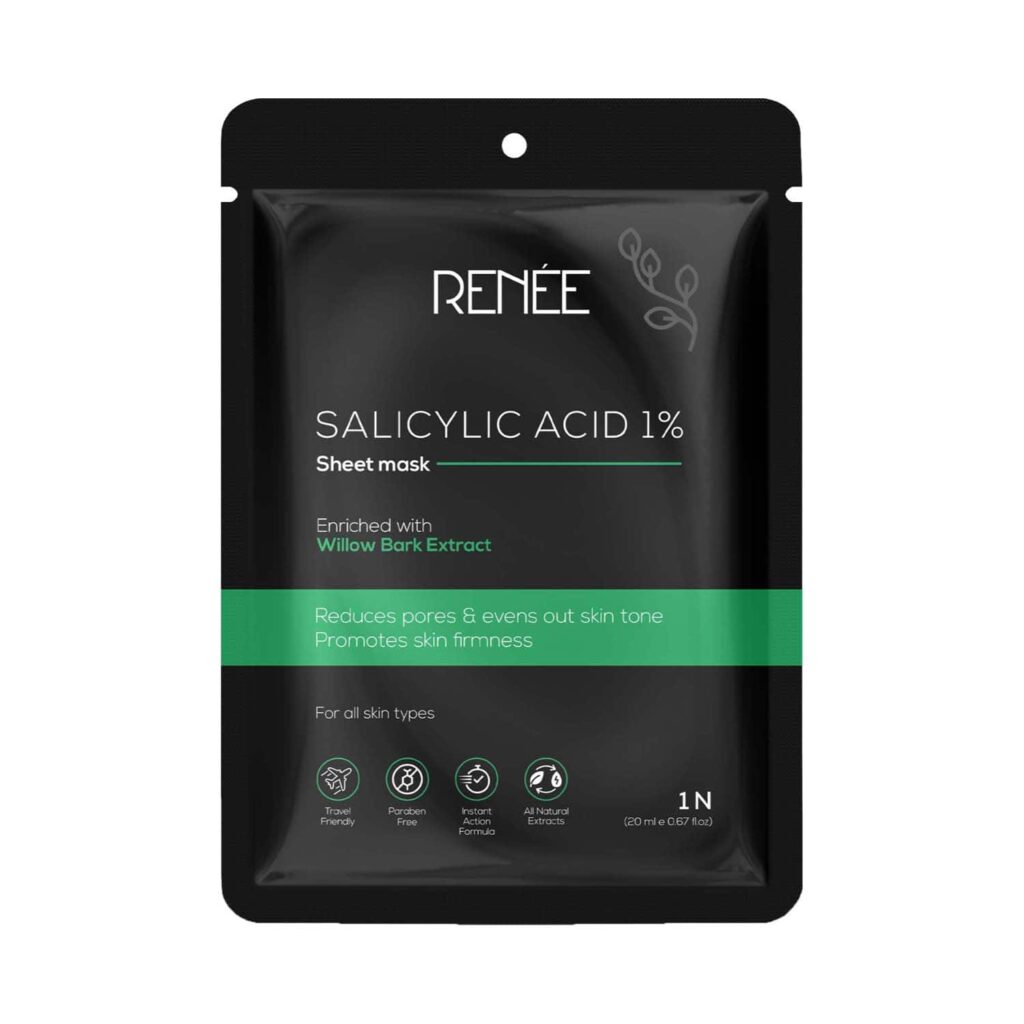 RENEE Cosmetics Salicylic Acid Sheet Mask (20 ml) - RENEE