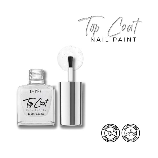 Renee Cosmetics Top Coat Nail Enamel (10 ml) - RENEE
