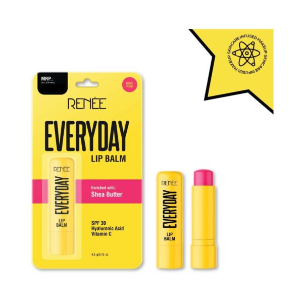 RENEE Everyday Lip Balm - Rose Petal (4.5 g) - RENEE