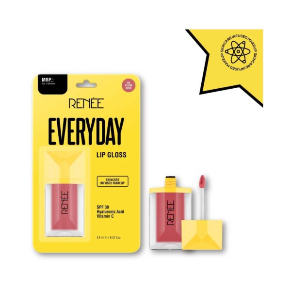 RENEE Everyday Lip Gloss - Plum Kiss (3.5 ml) - RENEE