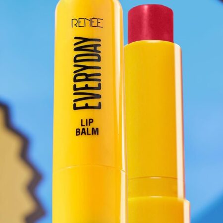RENEE Everyday Tinted Lip Balm - Cherry Berry, Heals, Moisturizes & Protects with SPF 30, for Dry & Chapped Lips, Enriched with Vitamin C, Shea Butter & Hyaluronic Acid,...
