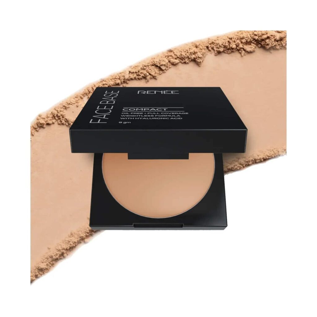RENEE Face Base Compact - Cashew Beige (9g) - RENEE