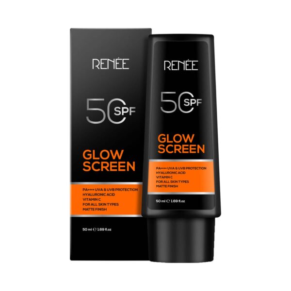 RENEE Glow Screen Sunscreen Cream SPF 50 (50ml) - RENEE