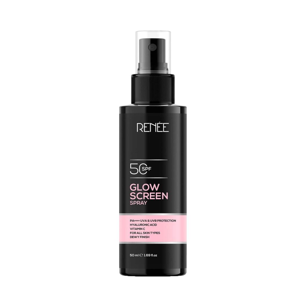 RENEE Glow Screen Sunscreen Spray SPF 50 (50ml) - RENEE